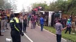 Kecelakaan Tragis di Salatiga Pengendara Sepeda Motor Tewas Ditabrak Bus